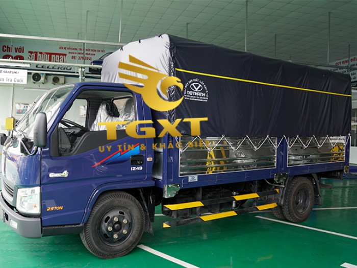 Tham khảo giá xe tải DoThanh IZ49 thùng bạt|hỗ trợ vay 90% - xe có sẵn giao ngay.