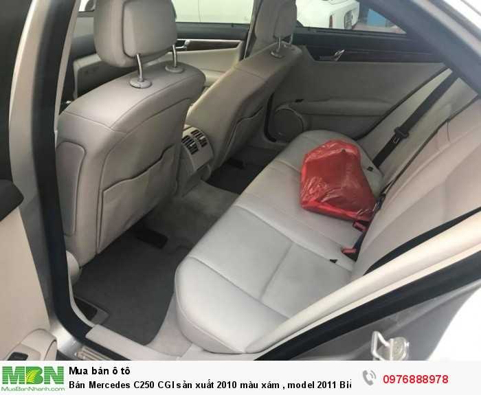 Bán Mercedes C250 CGI sản xuất 2010 màu xám, model 2011 Biển Hà Nội.