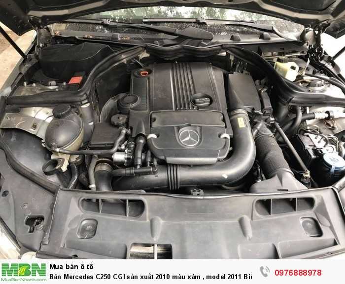 Bán Mercedes C250 CGI sản xuất 2010 màu xám, model 2011 Biển Hà Nội.