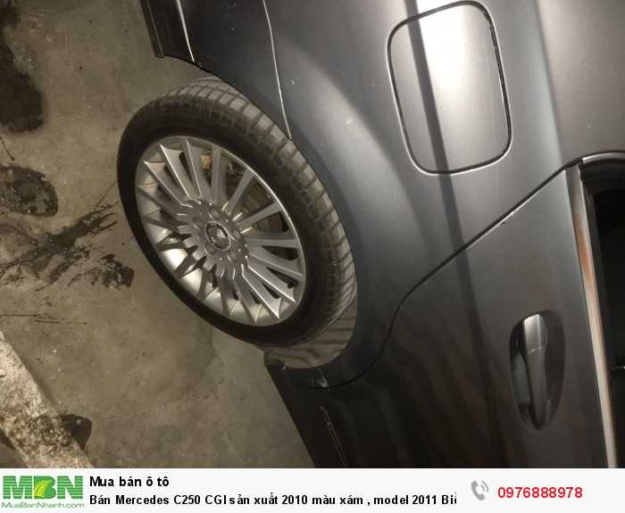 Bán Mercedes C250 CGI sản xuất 2010 màu xám, model 2011 Biển Hà Nội.