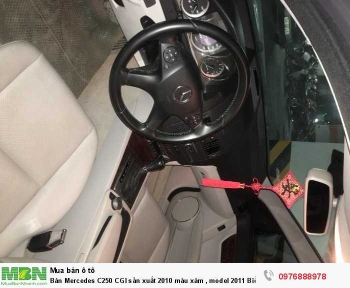 Bán Mercedes C250 CGI sản xuất 2010 màu xám, model 2011 Biển Hà Nội.