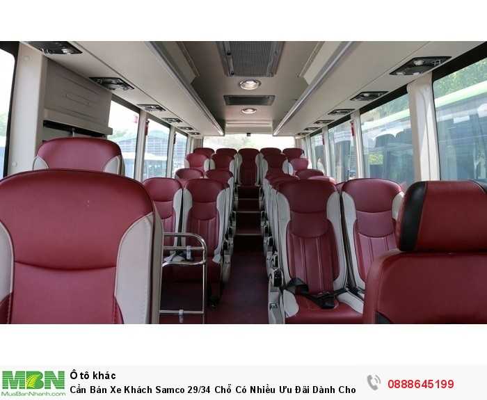 Cần Bán Xe Khách Samco 29/34 Chỗ Có Nhiều Ưu Đãi Dành Cho Khách Hàng Khi Mua Xe