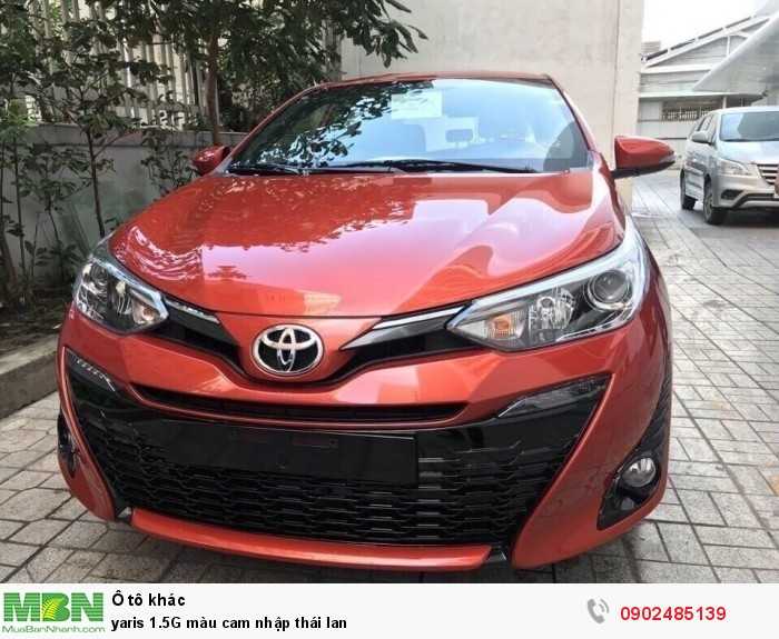 Yaris 1.5G màu cam nhập Thái Lan