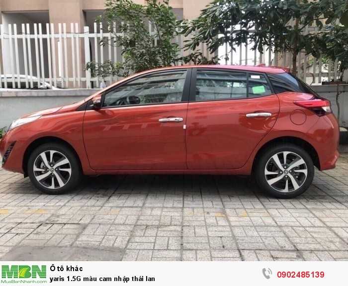 Yaris 1.5G màu cam nhập Thái Lan