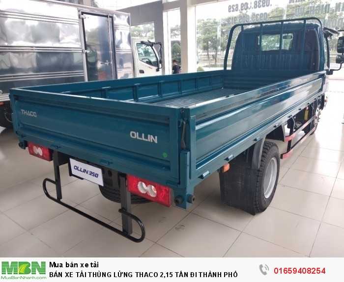Bán Xe Tải Thùng Lửng Thaco 2,15 Tấn Đi Thành Phố