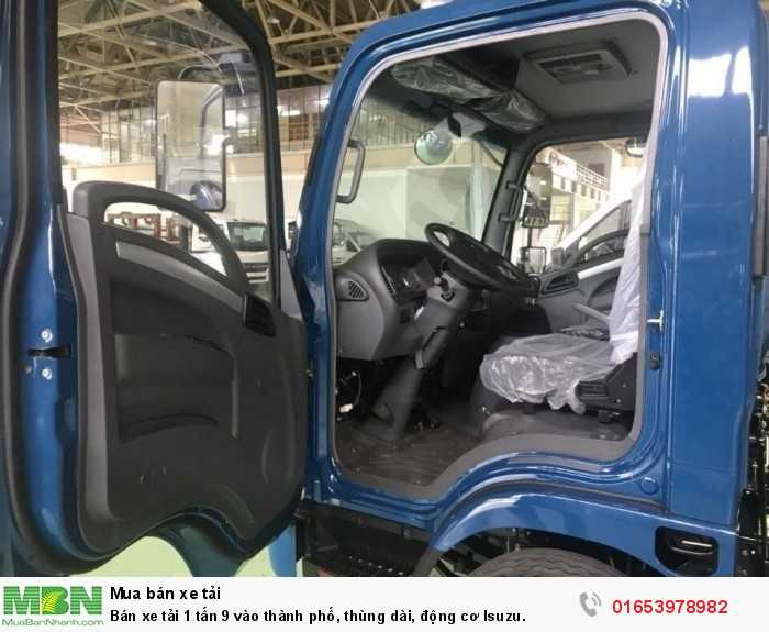 Bán xe tải 1 tấn 9 vào thành phố, thùng dài, động cơ Isuzu..