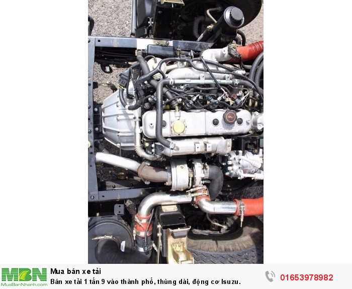 Bán xe tải 1 tấn 9 vào thành phố, thùng dài, động cơ Isuzu..