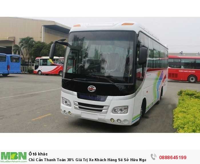 Chỉ Cần Thanh Toán 30% Giá Trị Xe Khách Hàng Sẽ Sở Hữu Ngay Xe Samco Isuzu Động Cơ Nhật Bản