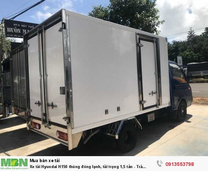 Xe tải Hyundai H150 thùng đông lạnh, tải trọng 1,5 tấn - Trả trước 100 triệu, giao xe ngay