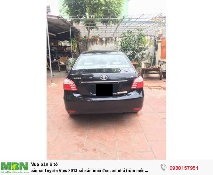 Bán xe Toyota Vios 2013 số sàn màu đen, xe nhà trùm mền ít đi