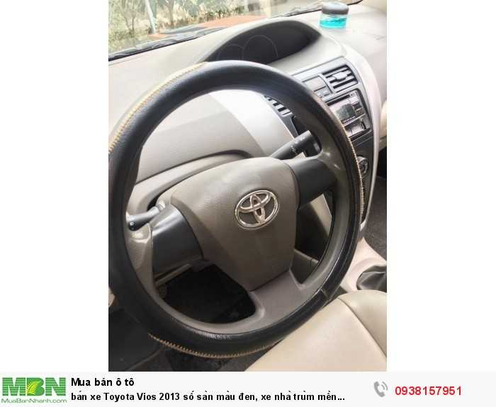Bán xe Toyota Vios 2013 số sàn màu đen, xe nhà trùm mền ít đi