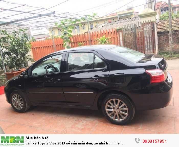 Bán xe Toyota Vios 2013 số sàn màu đen, xe nhà trùm mền ít đi