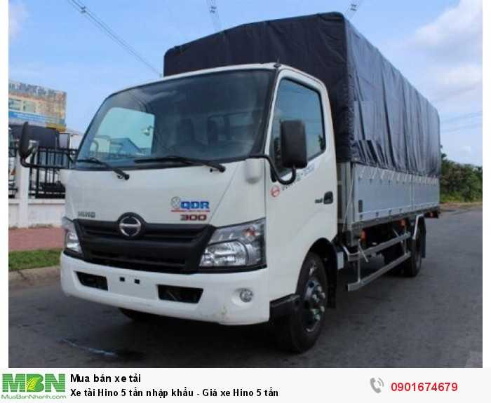 Xe tải Hino 5 tấn nhập khẩu - Giá xe Hino 5 tấn