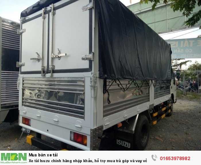 Xe tải Isuzu chính hãng nhập khẩu, hỗ trợ mua trả góp và vay vốn ngân hàng cao.