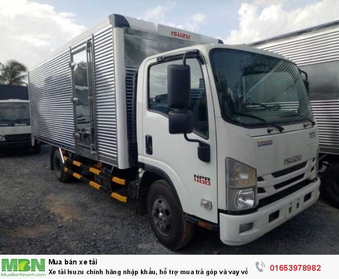 Xe tải Isuzu chính hãng nhập khẩu, hỗ trợ mua trả góp và vay vốn ngân hàng cao.