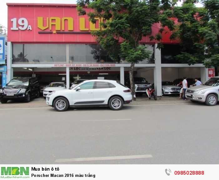 Porscher Macan 2016 màu trắng