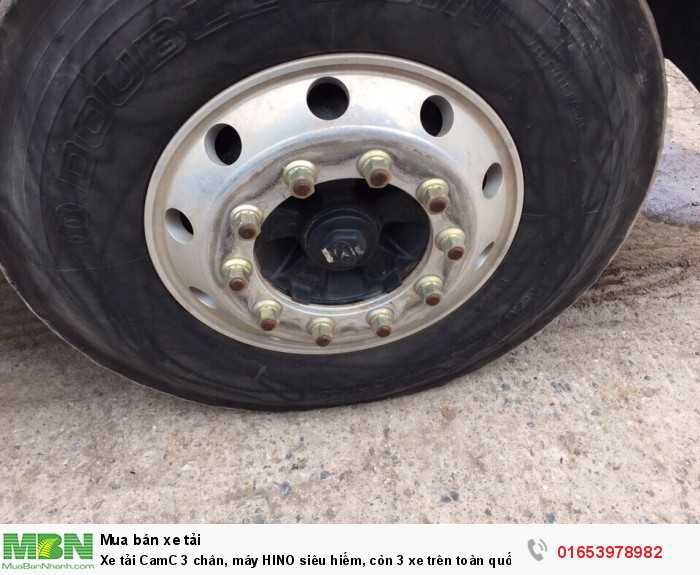 Xe tải CamC 3 chân, máy HINO siêu hiếm, còn 3 xe trên toàn quốc.