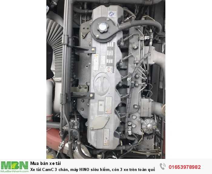 Xe tải CamC 3 chân, máy HINO siêu hiếm, còn 3 xe trên toàn quốc.