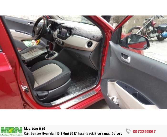 Cân bán xe Hyundai i10 1.0mt 2017 hatchback 5 cửa màu đỏ cực đẹp