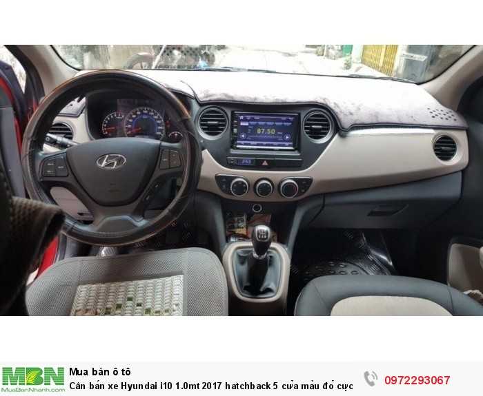 Cân bán xe Hyundai i10 1.0mt 2017 hatchback 5 cửa màu đỏ cực đẹp