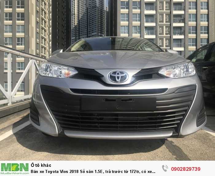 Bán xe Toyota Vios 2018 Số sàn 1.5E, trả trước từ 172tr, có xe ngay, giá cạnh tranh, ưu đãi hấp dẫn