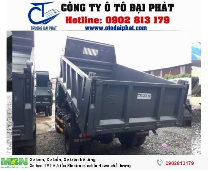 Xe ben TMT 6.5 tấn Sinotruck cabin Howo chất lượng