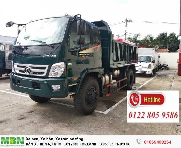 Bán Xe Ben 6,3 Khối Đời 2018 Forland Fd 850 E4 Trường Hải