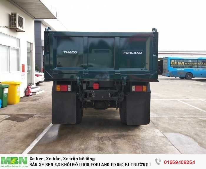 Bán Xe Ben 6,3 Khối Đời 2018 Forland Fd 850 E4 Trường Hải