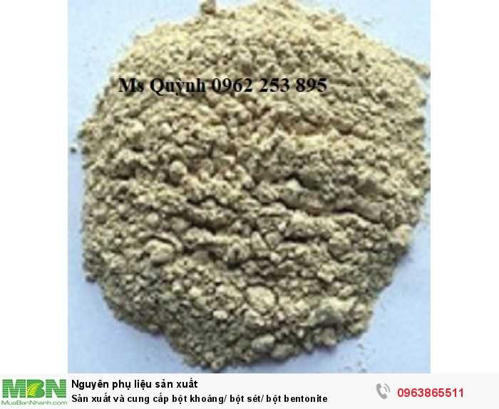 Sản xuất và cung cấp bột khoáng/ bột sét/ bột bentonite2