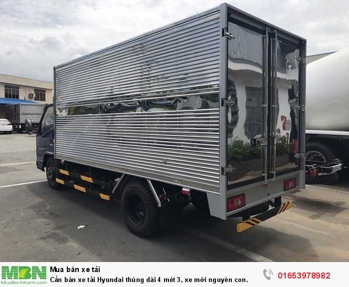 Cần bán xe tải Hyundai thùng dài 4 mét 3, xe mới  nguyên con.