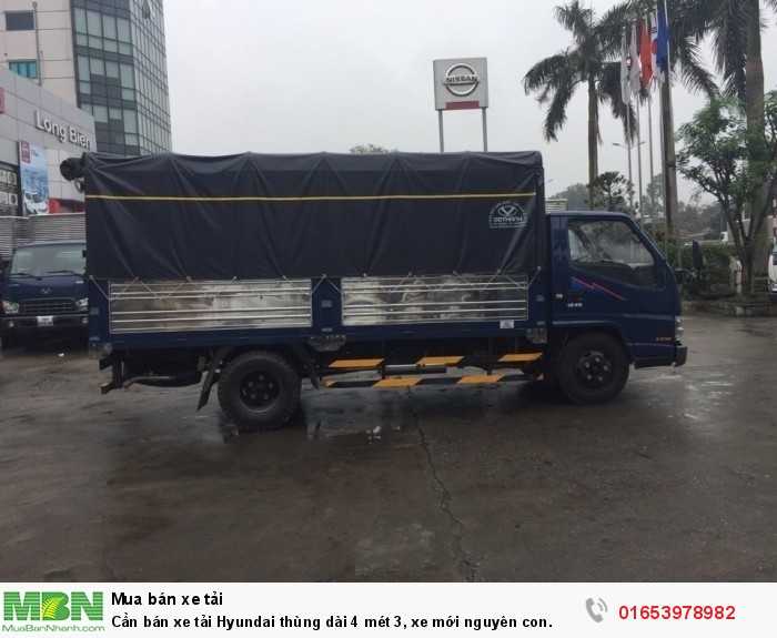 Cần bán xe tải Hyundai thùng dài 4 mét 3, xe mới  nguyên con.
