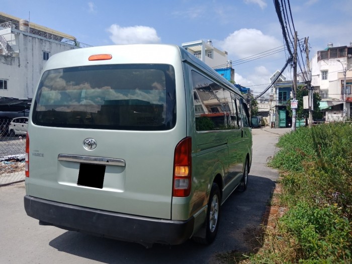 Toyota Hiace 2009 Số sàn màu xanh