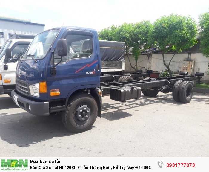 Giá Xe Tải HD120SL 8 Tấn Thùng Bạt 6M3 , Khuyến Mãi 100% Trước Bạ , Tặng Kèm Định VỊ GPS 4
