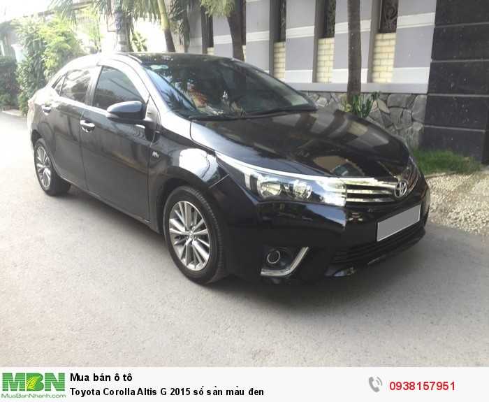 Toyota Corolla Altis G 2015 số sàn màu đen