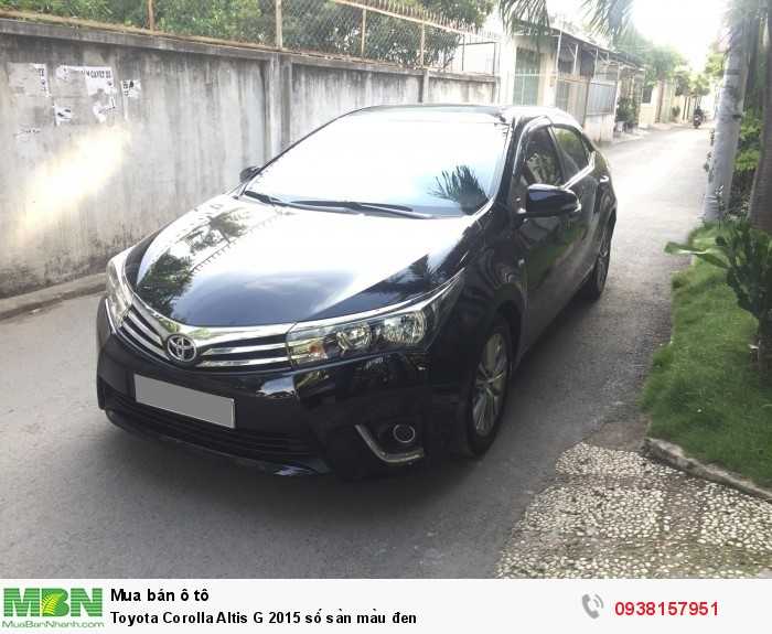 Toyota Corolla Altis G 2015 số sàn màu đen