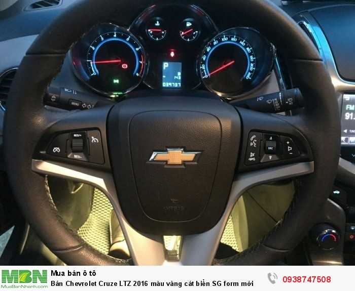 Bán Chevrolet Cruze LTZ 2016 màu vàng cát biển SG form mới