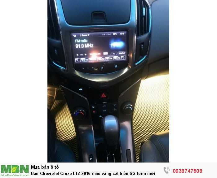 Bán Chevrolet Cruze LTZ 2016 màu vàng cát biển SG form mới
