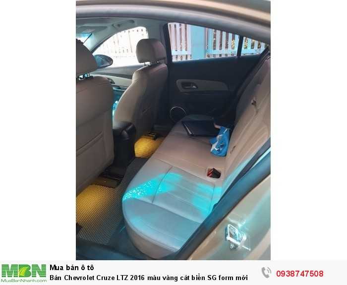 Bán Chevrolet Cruze LTZ 2016 màu vàng cát biển SG form mới