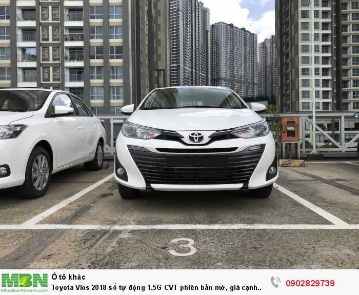 Toyota Vios 2018 số tự động 1.5G CVT phiên bản mớ, giá cạnh tranh, giao xe ngay