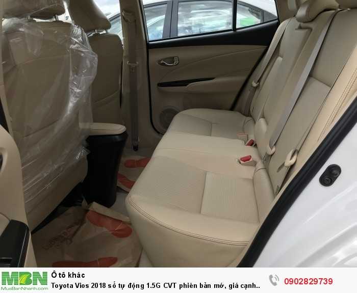 Toyota Vios 2018 số tự động 1.5G CVT phiên bản mớ, giá cạnh tranh, giao xe ngay