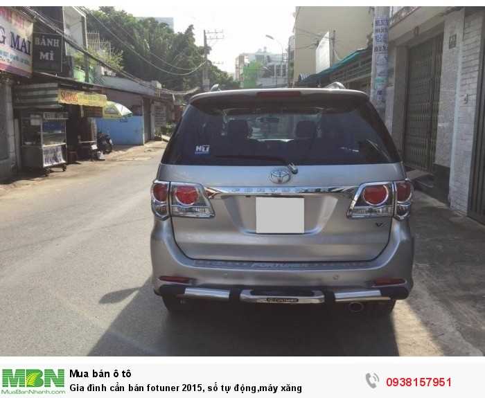 Gia đình cần bán fotuner 2015, số tự động,máy xăng