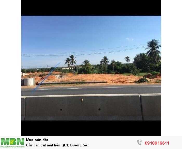 Cần bán đất mặt tiền QL1, Lương Sơn