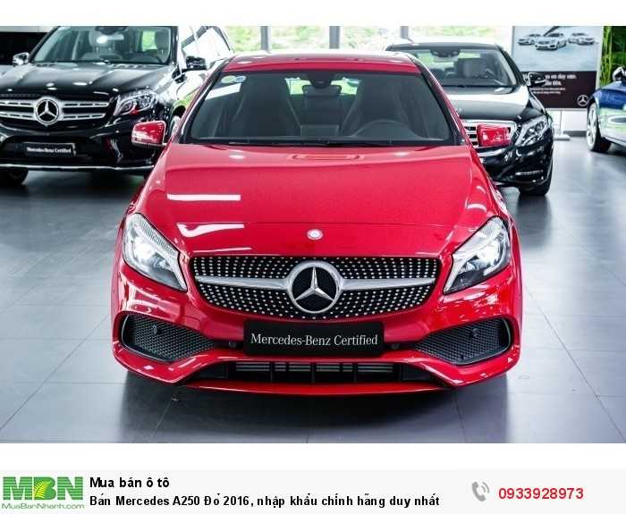 Bán Mercedes A250 Đỏ 2019, nhập khẩu chính hãng duy nhất