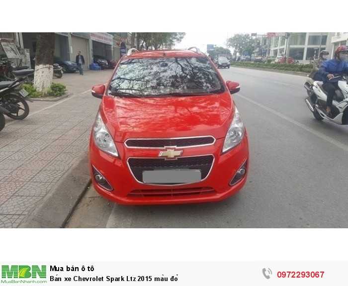 Bán xe Chevrolet Spark Ltz 2015 màu đỏ
