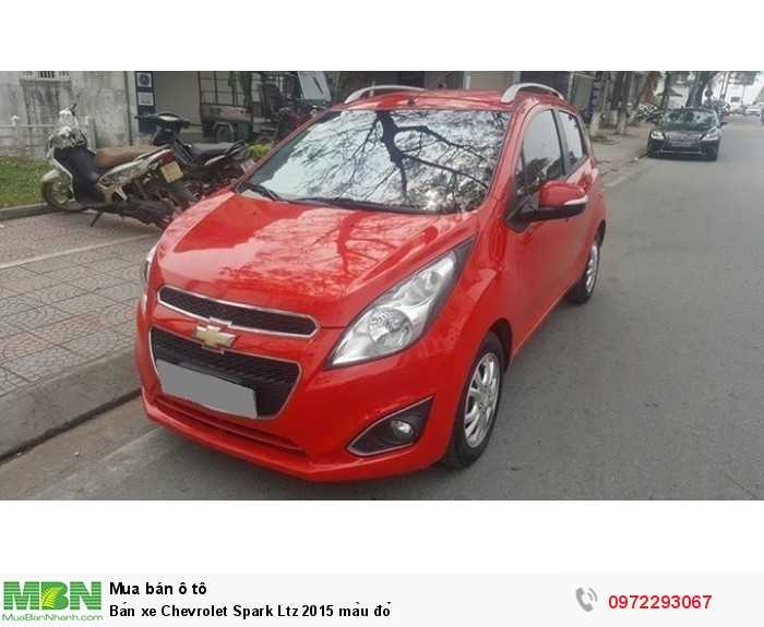 Bán xe Chevrolet Spark Ltz 2015 màu đỏ