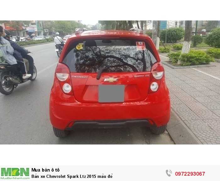 Bán xe Chevrolet Spark Ltz 2015 màu đỏ