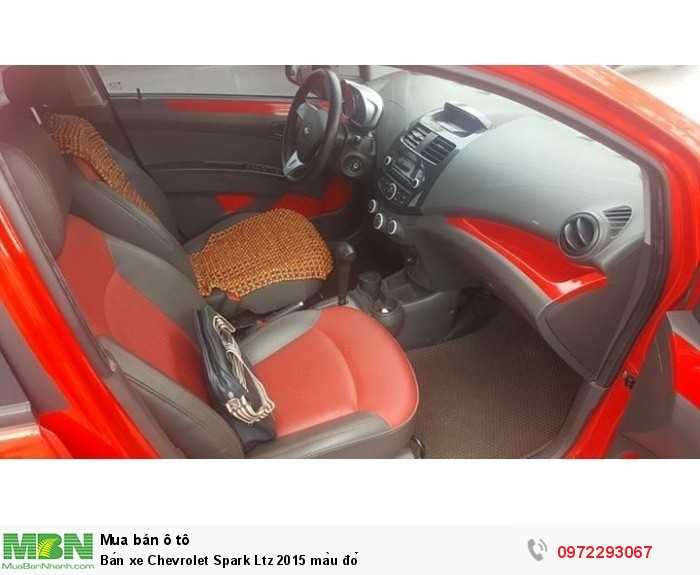 Bán xe Chevrolet Spark Ltz 2015 màu đỏ