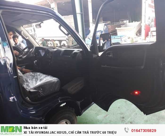 Xe tải hyundai jac hd125, chỉ cần trả trước 60 triệu