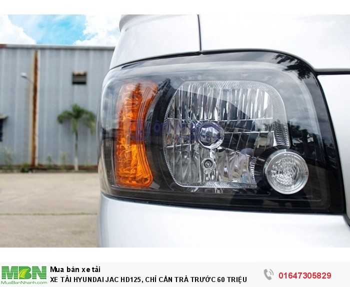 Xe tải hyundai jac hd125, chỉ cần trả trước 60 triệu