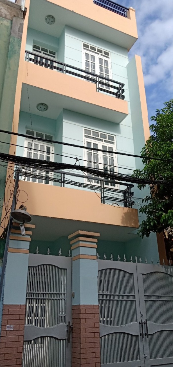 Bán nhà hẻm rộng 8m thông dt 4x14, kc trệt 2 lầu, đường Tân Sơn Nhì.